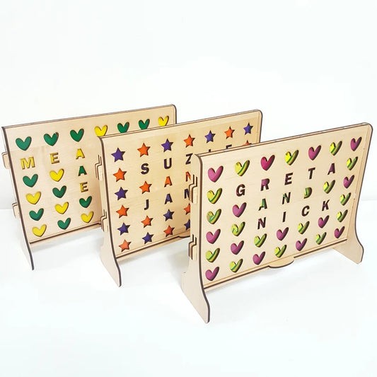 Four in a Row, Custom four in a Row, personalized gift, Couple gift, Family game, Gifts for him, Gifts for Her, Personalized Boardgame
